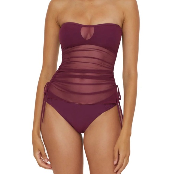 ✨NWT BECCA MUSE BANDEAU TANKINI✨ - Picture 2 of 3